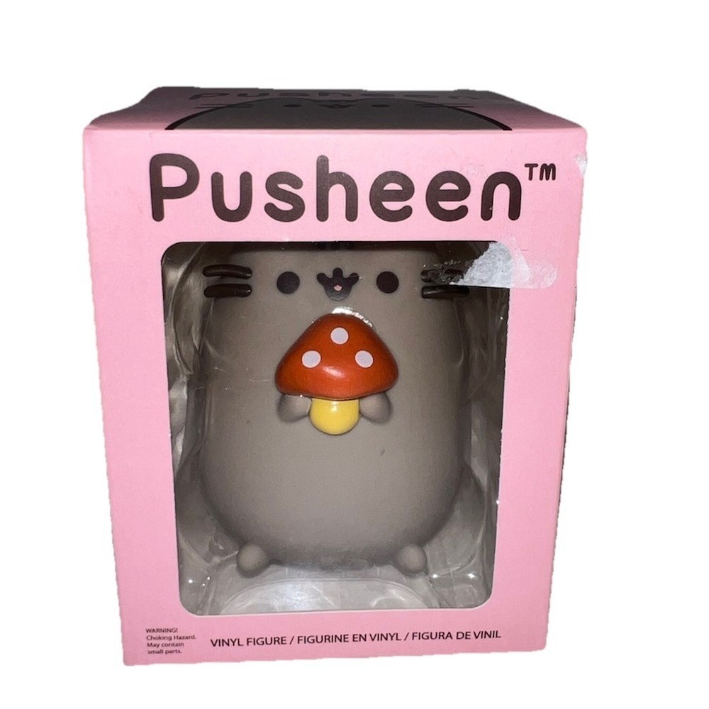 (3/B24))Mushroom Pusheen Fall 2017 Exclusive Pusheen Box Vinyl Figure